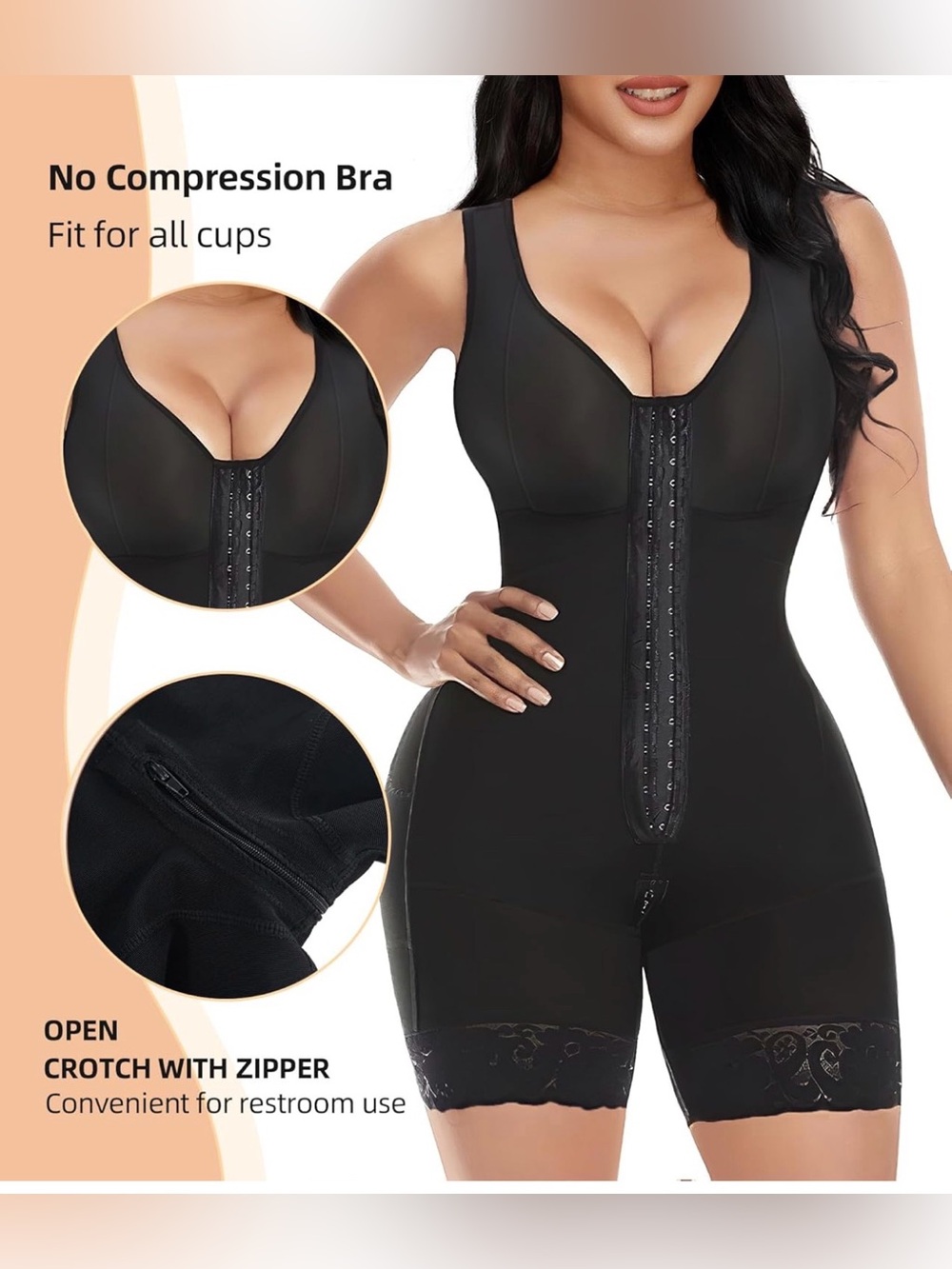 YIANNA Fajas Colombianas Shapewear for Women Tummy Control Full Body Shaper